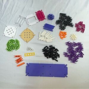 K’nex Model Building Random Rod & Connectors 119 Pieces